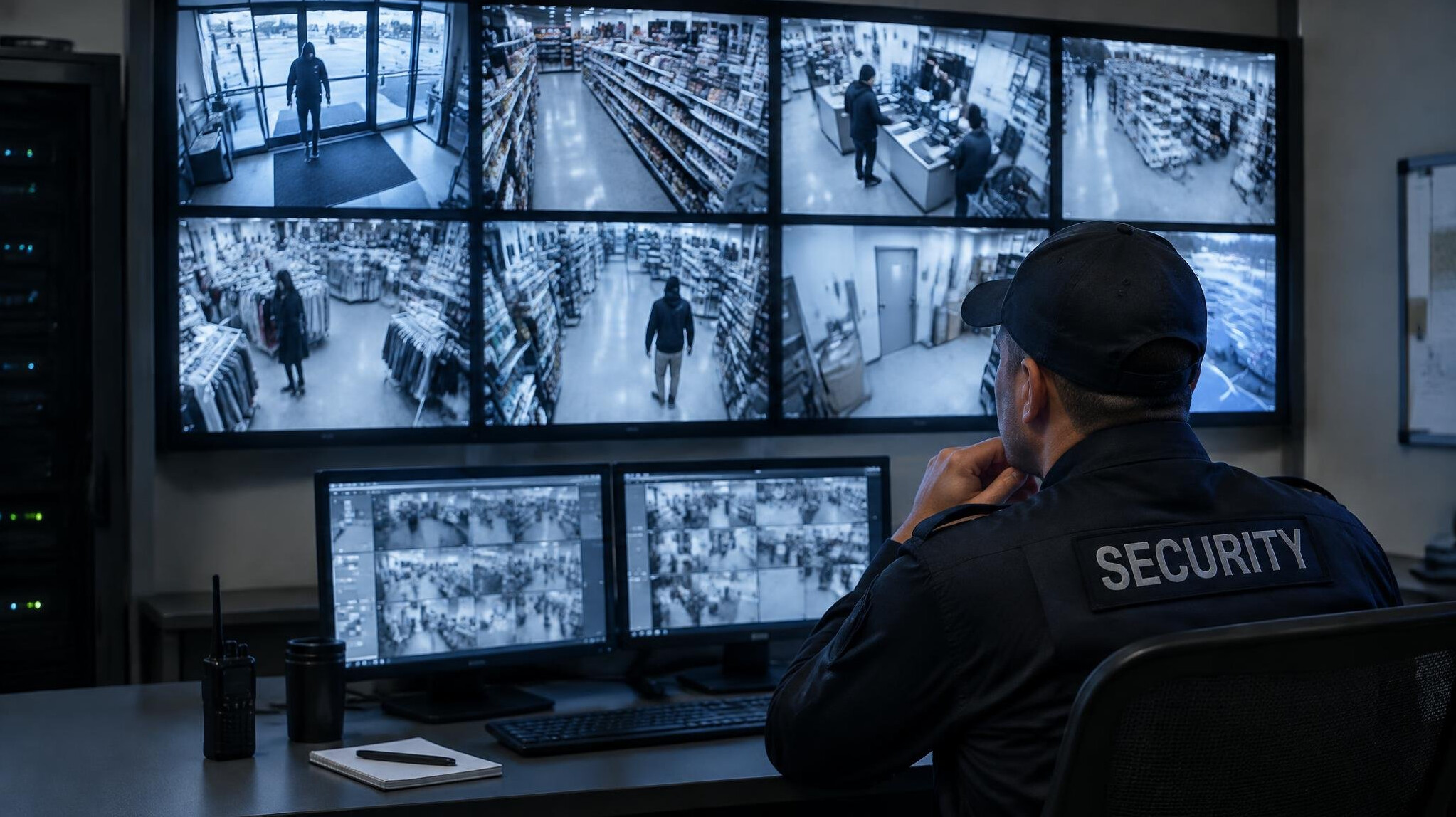 security camera footage