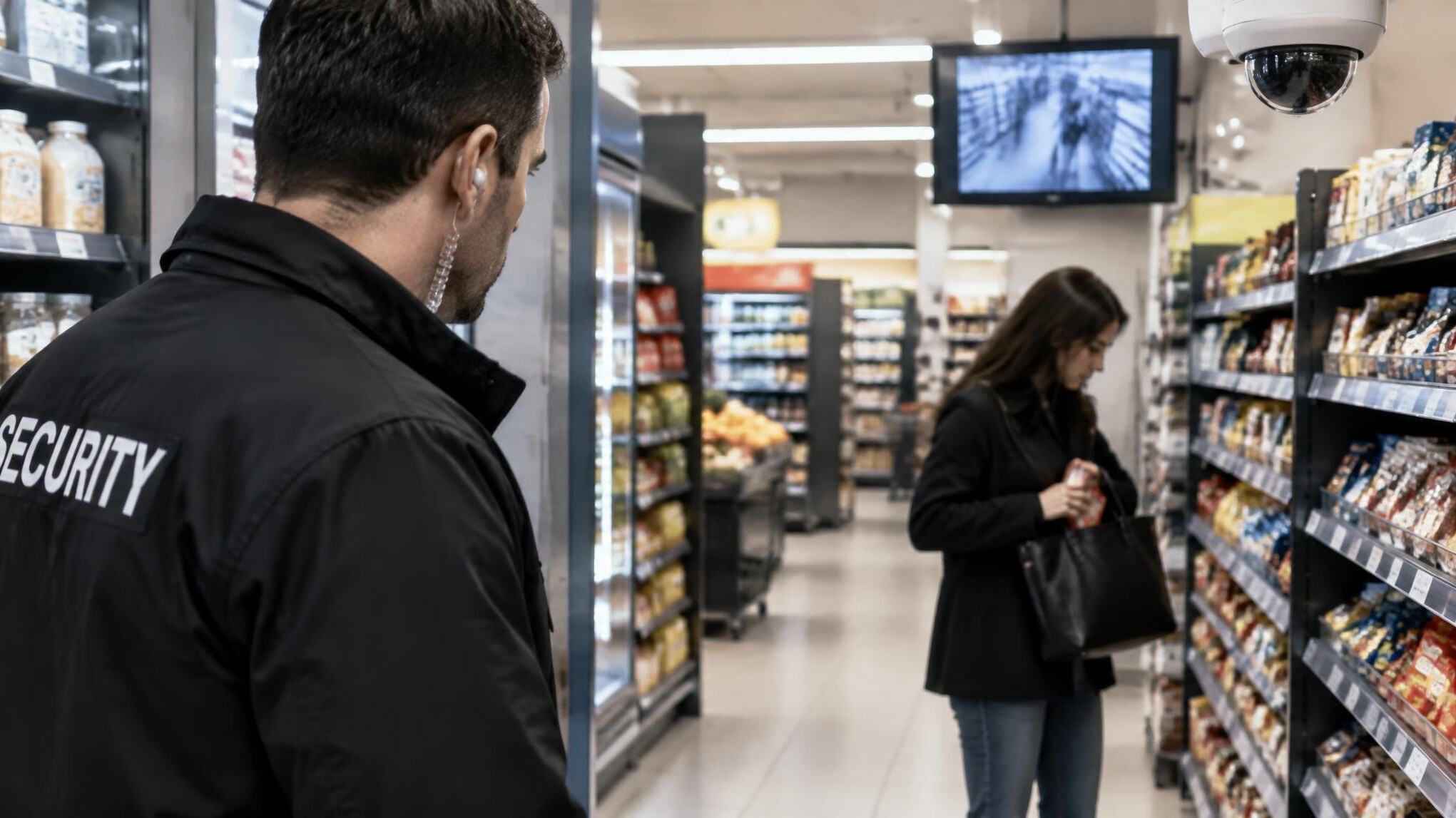 retail store detective observing